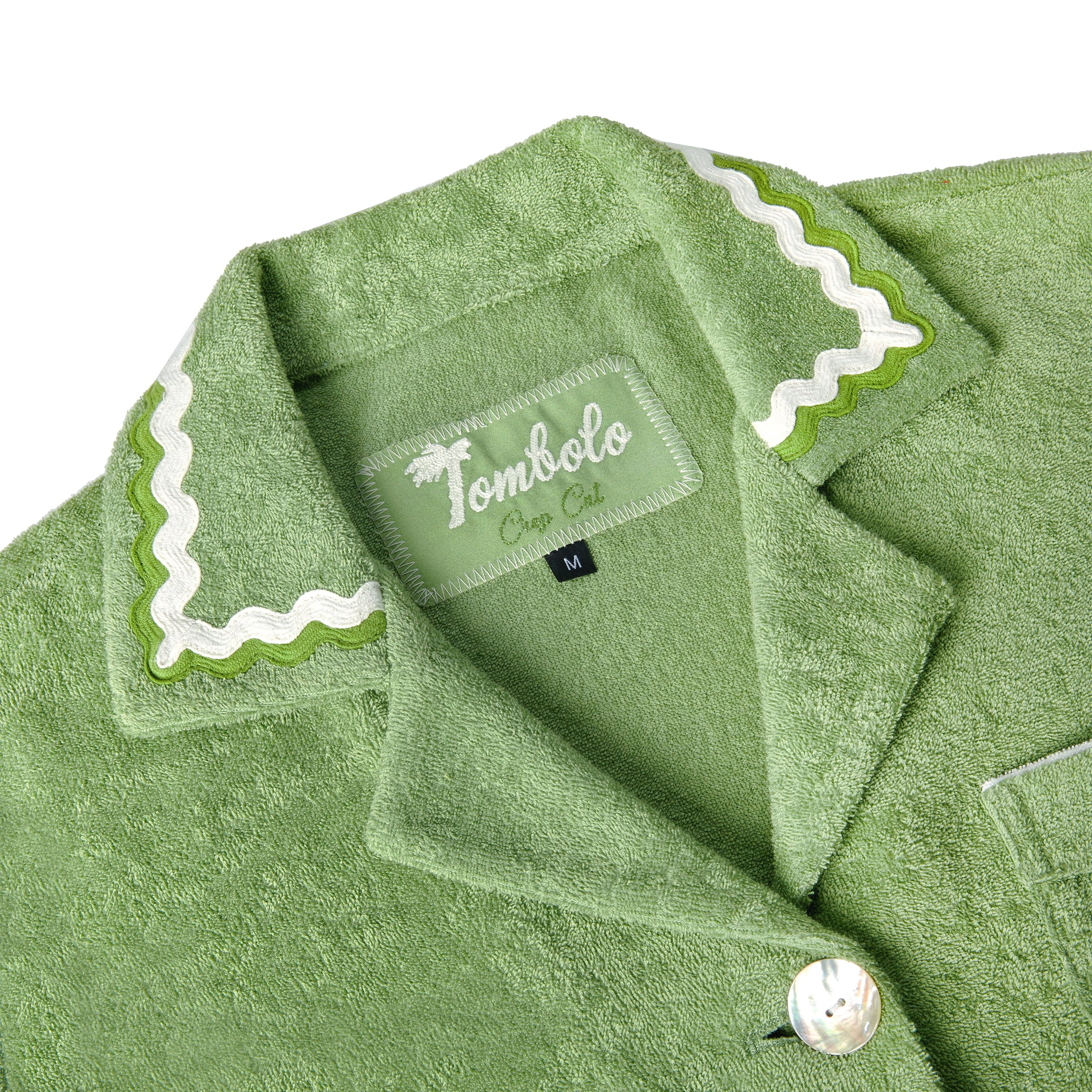 'Rick Rack' Cabana ~ Crop Cut (Green) - Image 4