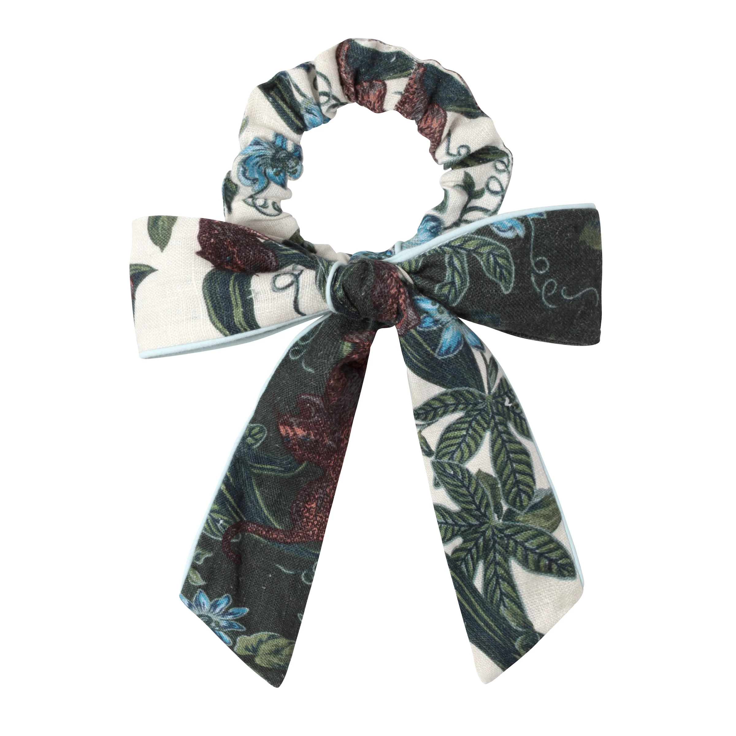 Lurking Jaguar - Scrunchie (Green / White Scramble) - Image 2
