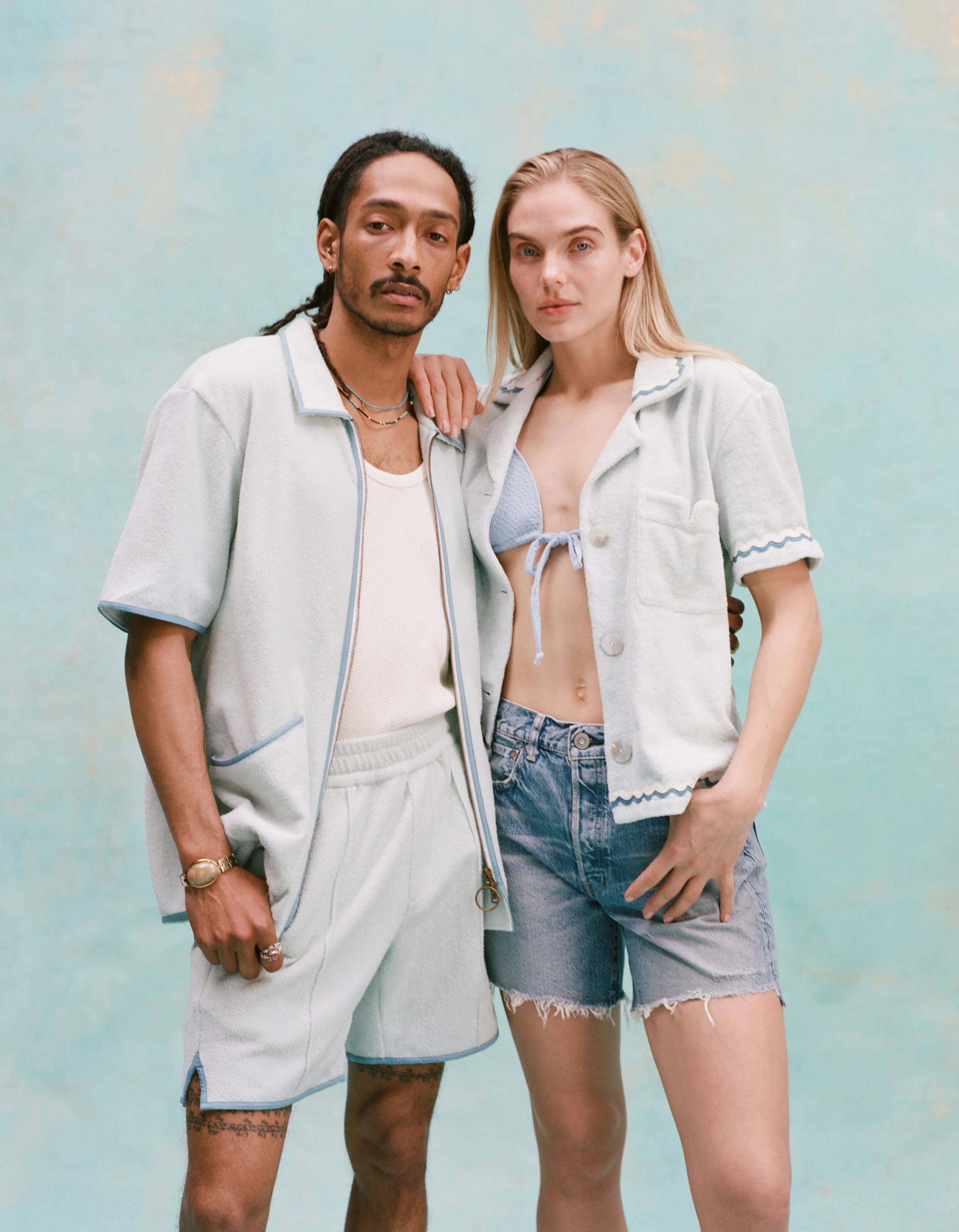'Standard Issue' Cabana Shorts (Sky Blue) - Image 5