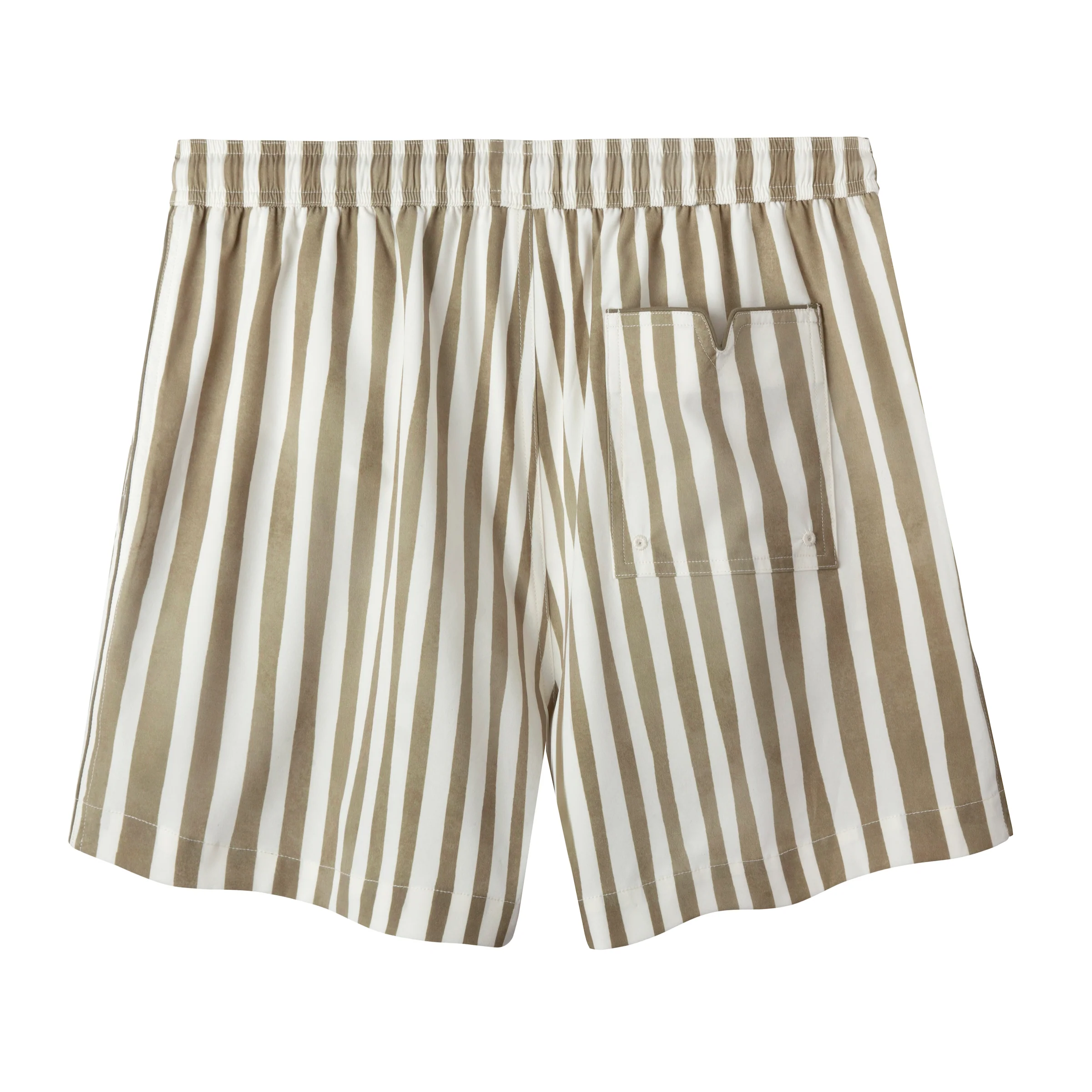 ‘Striper’ Swim Trunks (Green) - Image 3