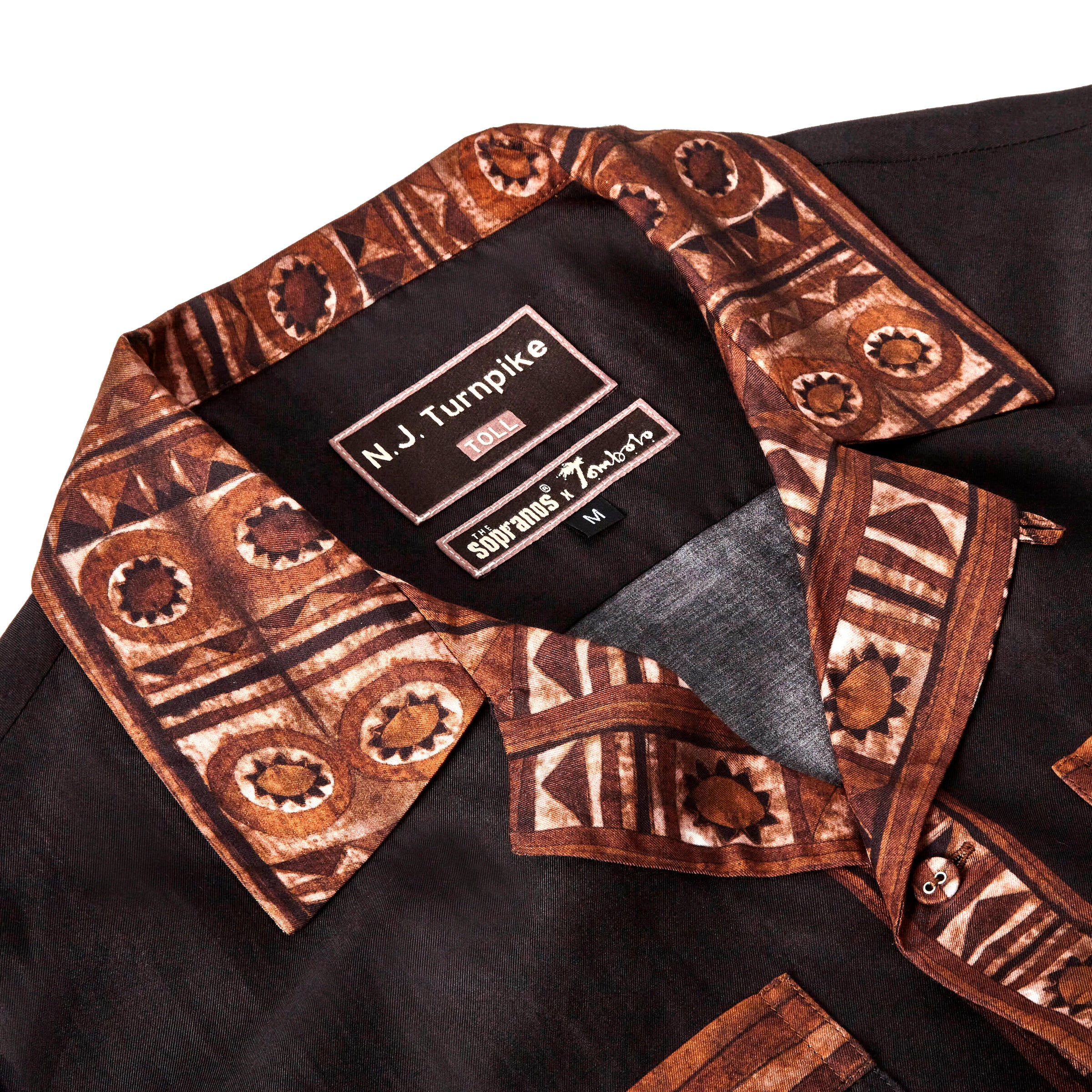 'The Sopranos' Turnpike Batik (Silk & Cotton Twill) - Image 10