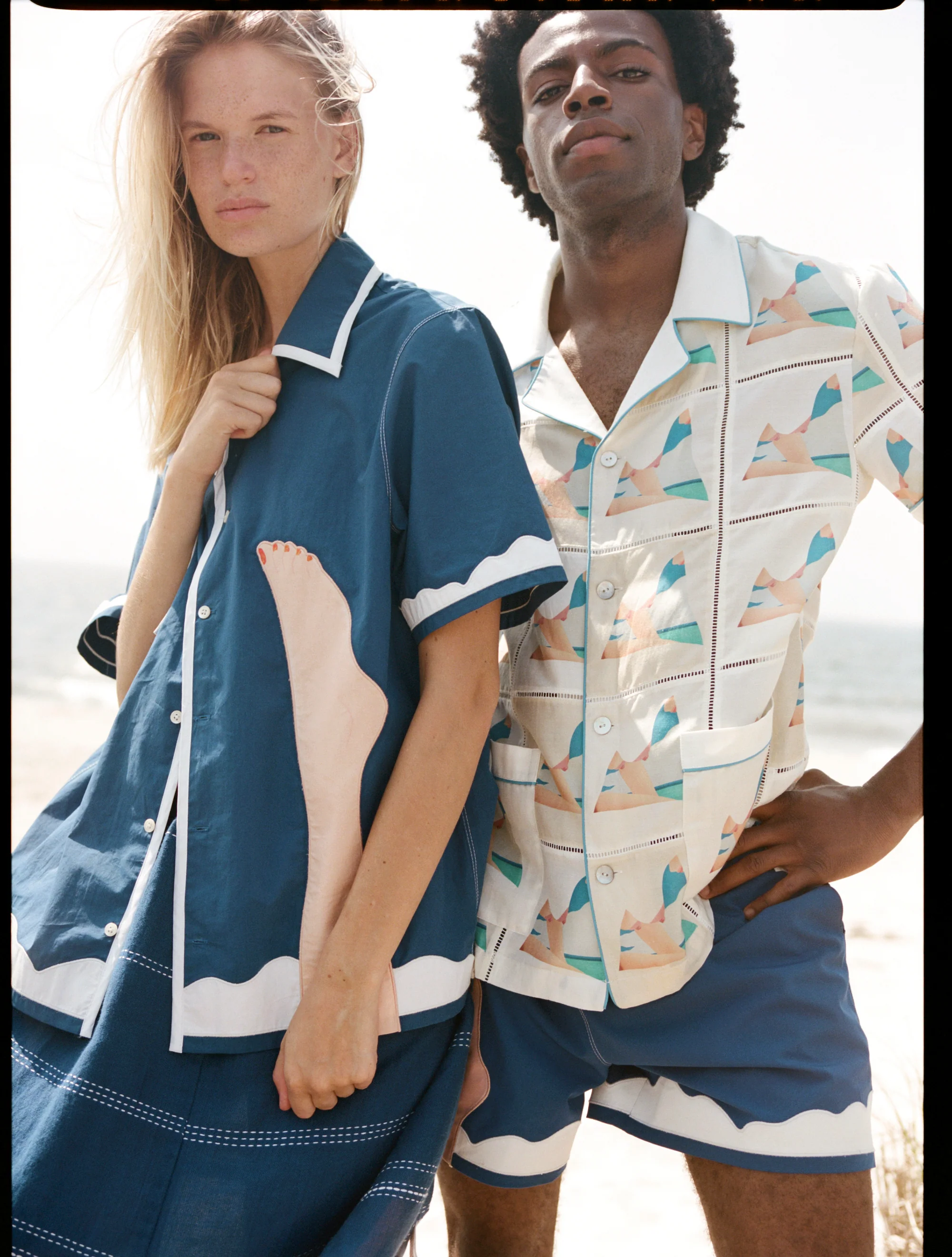 ‘Tom Wesselmann - Seascape #2’ Camp Collar - Image 8