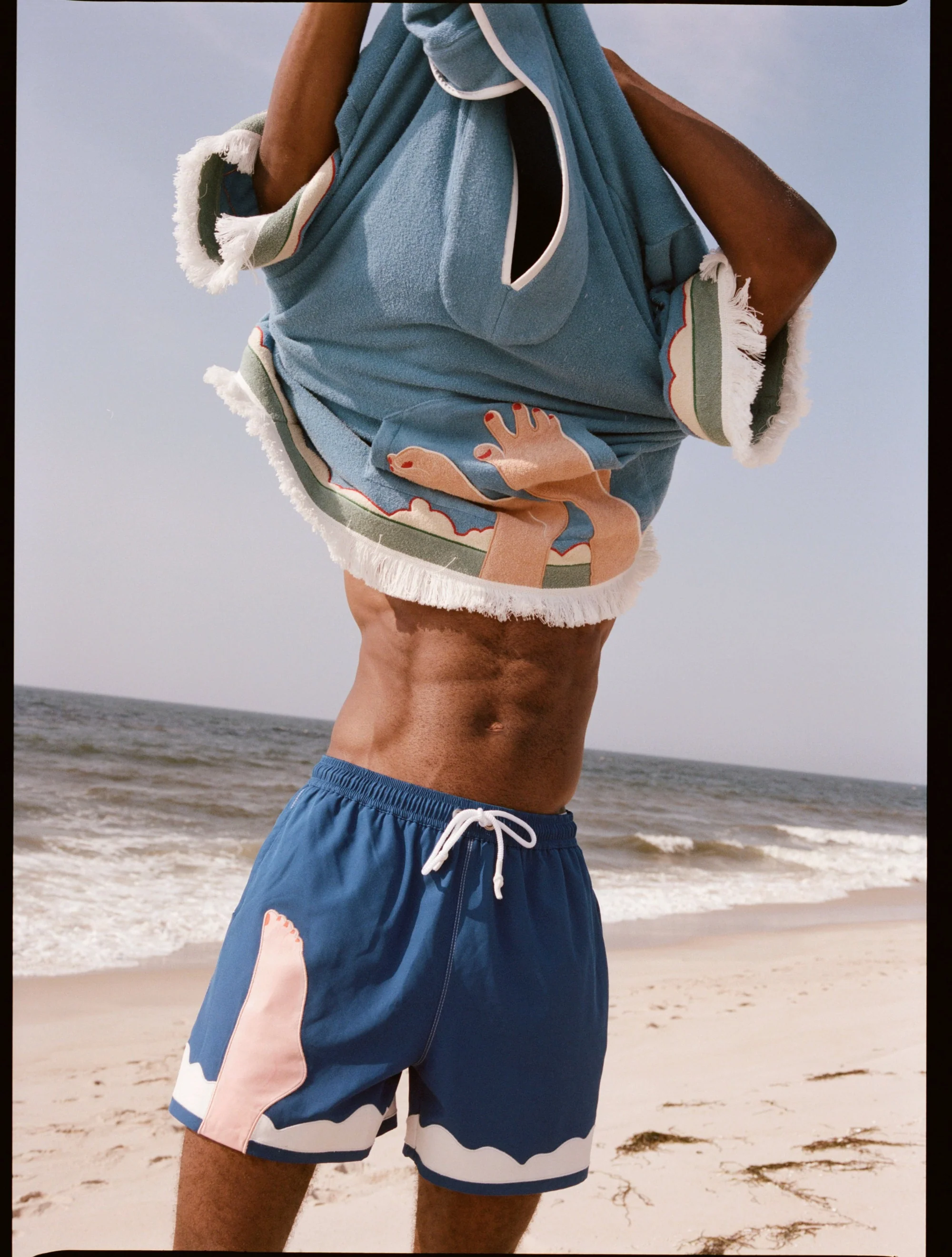 'Tom Wesselmann - Seascape #6' Beach Towel Top - Image 10