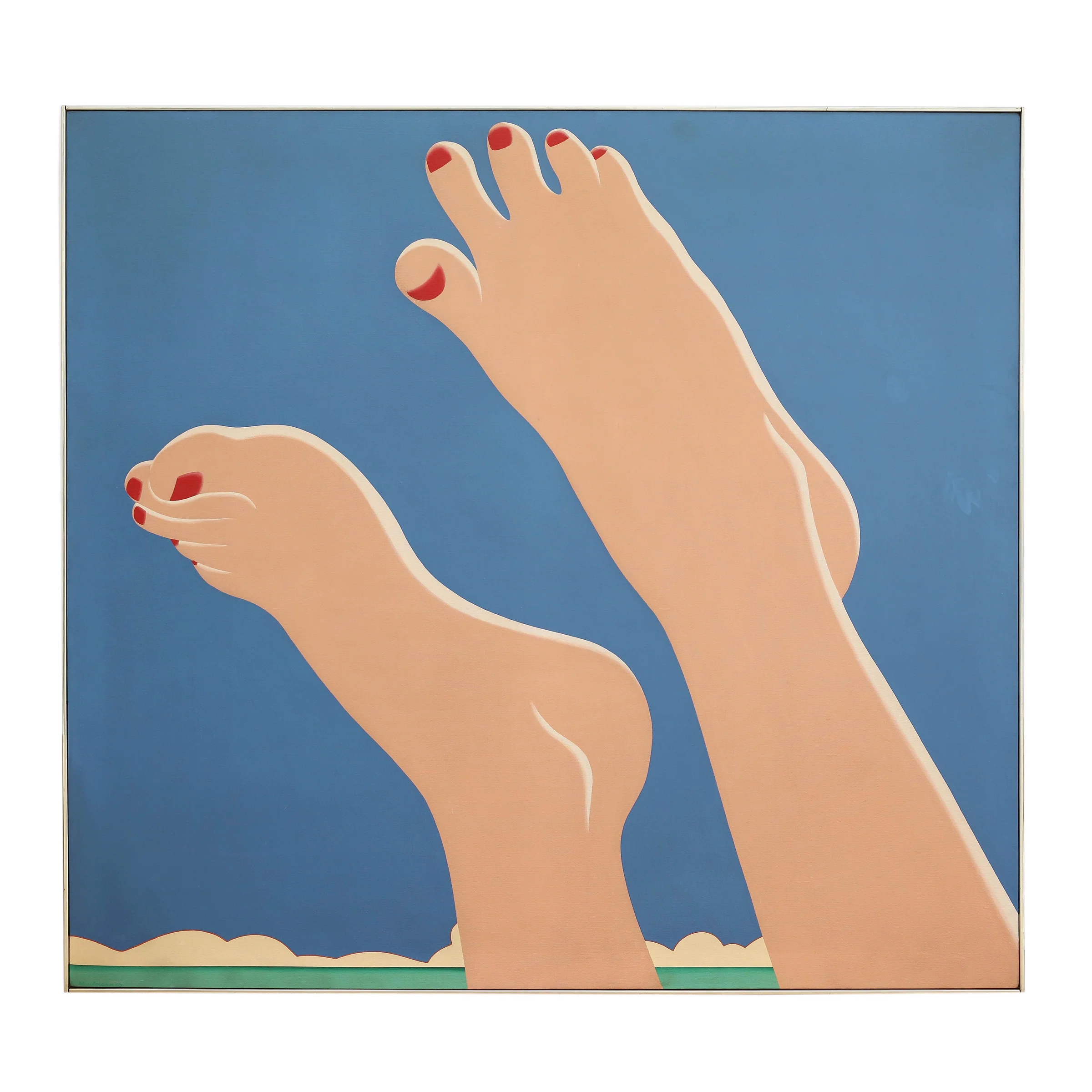 'Tom Wesselmann - Seascape #6' Beach Towel Top - Image 4