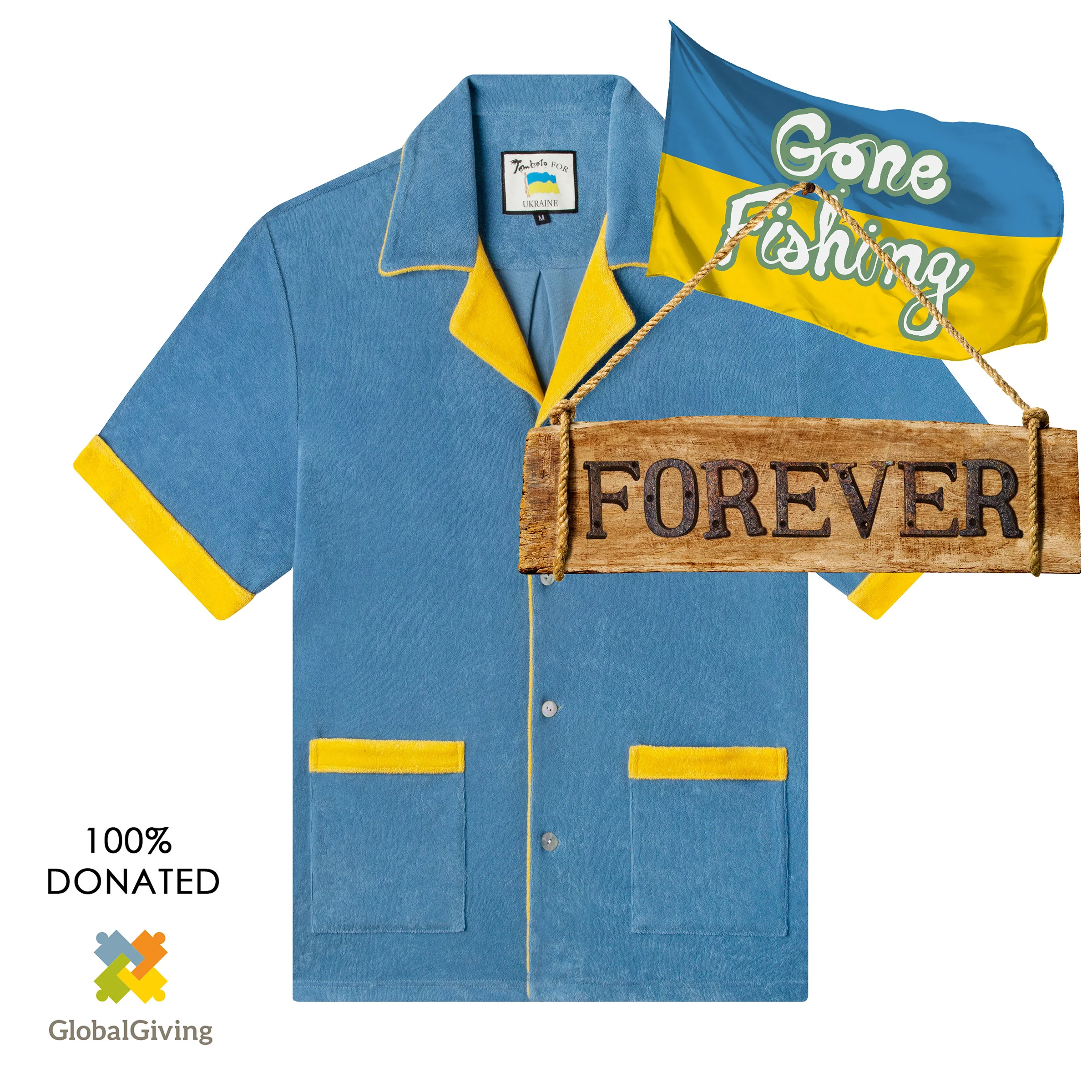 'Ukraine Crisis Relief Fund' Cabana (100% Donated)