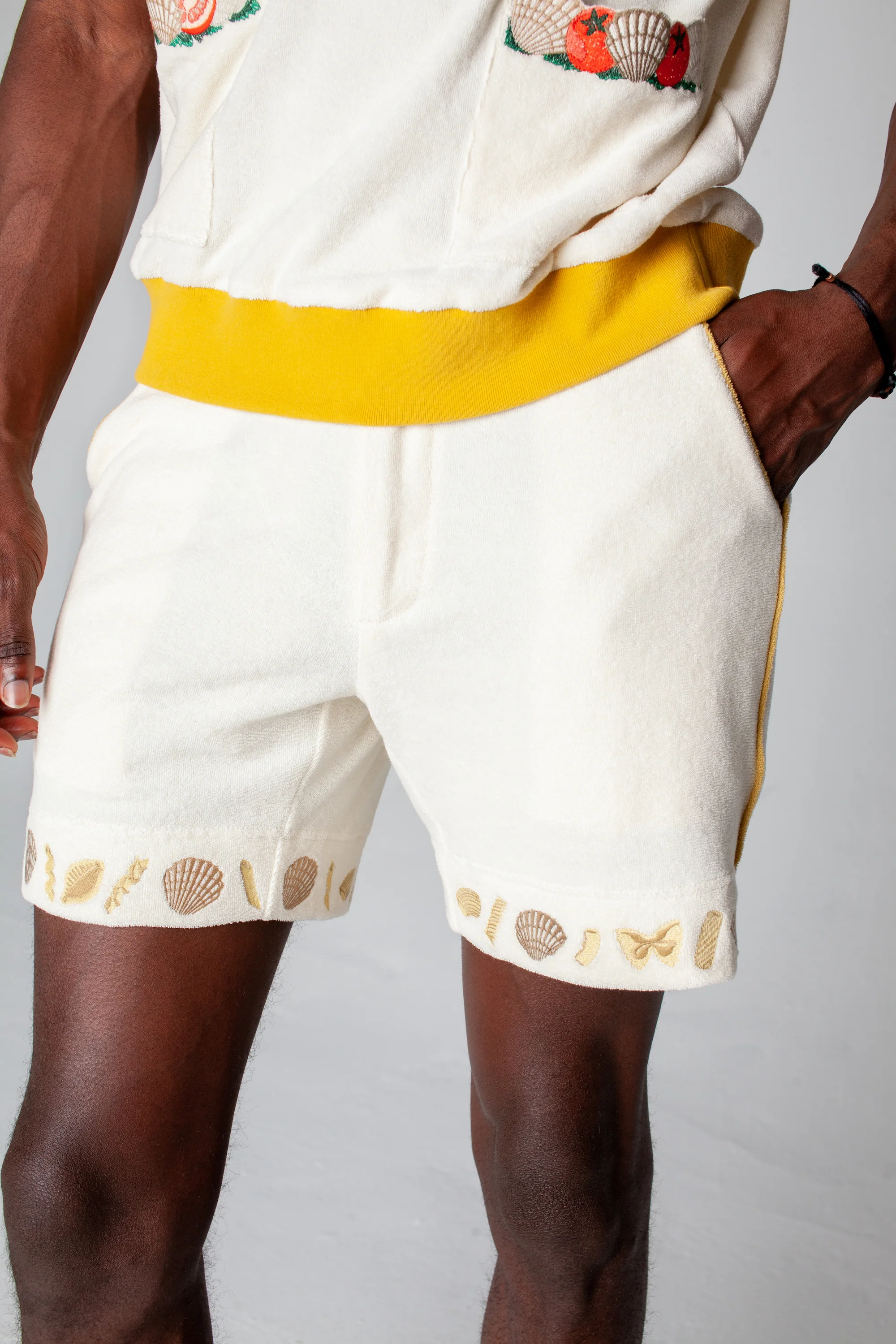 ‘Vongole!’ Cabana Shorts (Terrycloth) - Image 5