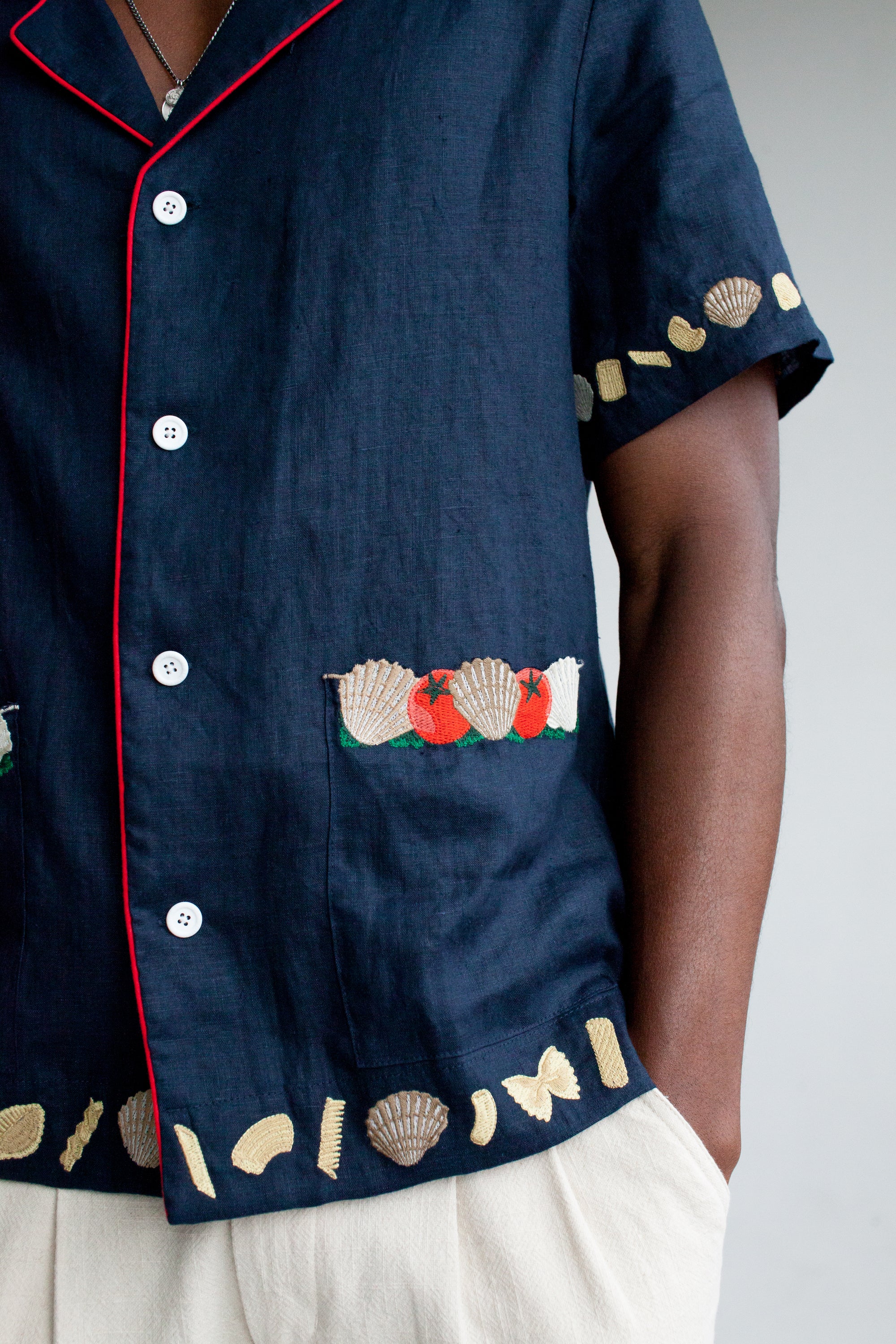 'Vongole!' Cabana (Navy) - Image 11